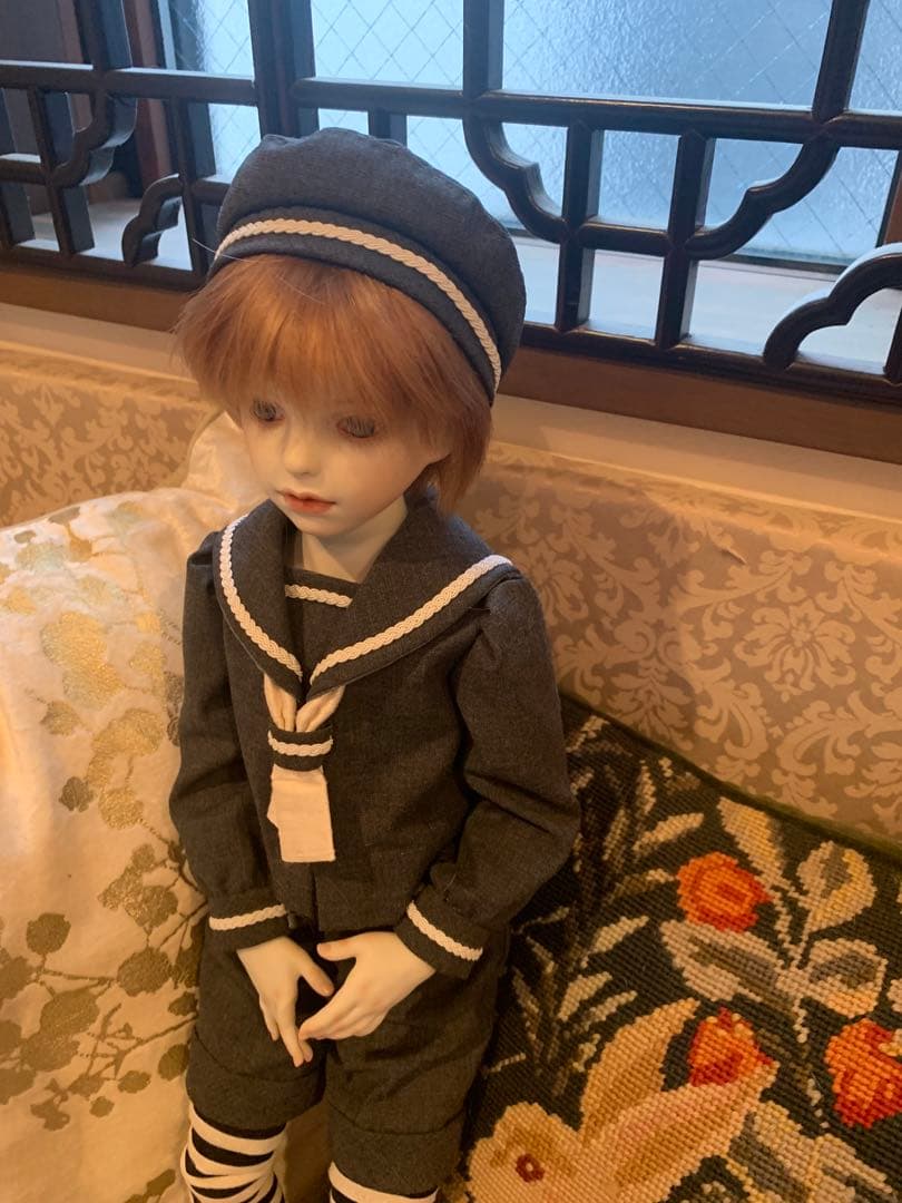 ビスクドール 創作人形 全てHandmade、大道芸皿回し ビスクドール 創作