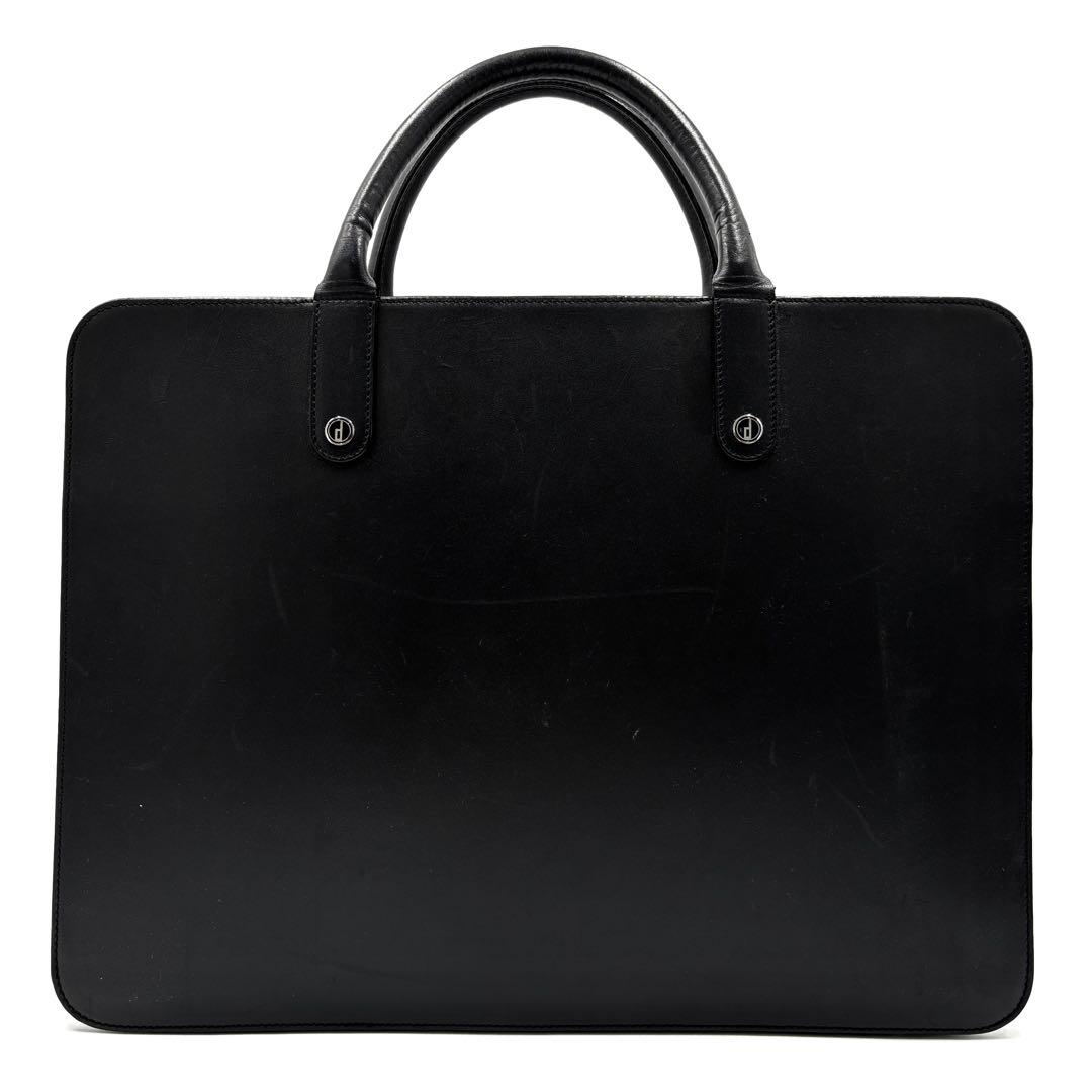 美品 ダンヒル センチュリーマン ビジネスバッグ ブリーフケース レザー 黒
