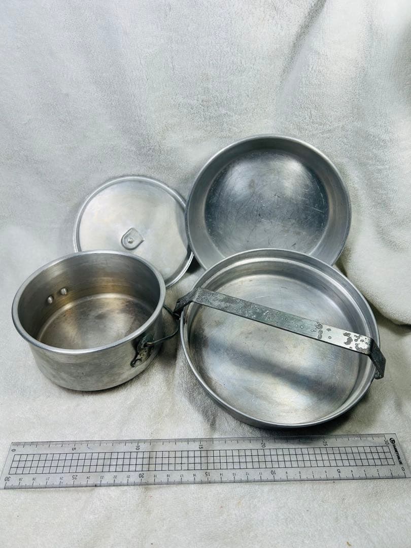 希少　イギリスHOTTON社ブルドッグブランドのフライパン　深ビリー缶メスキット