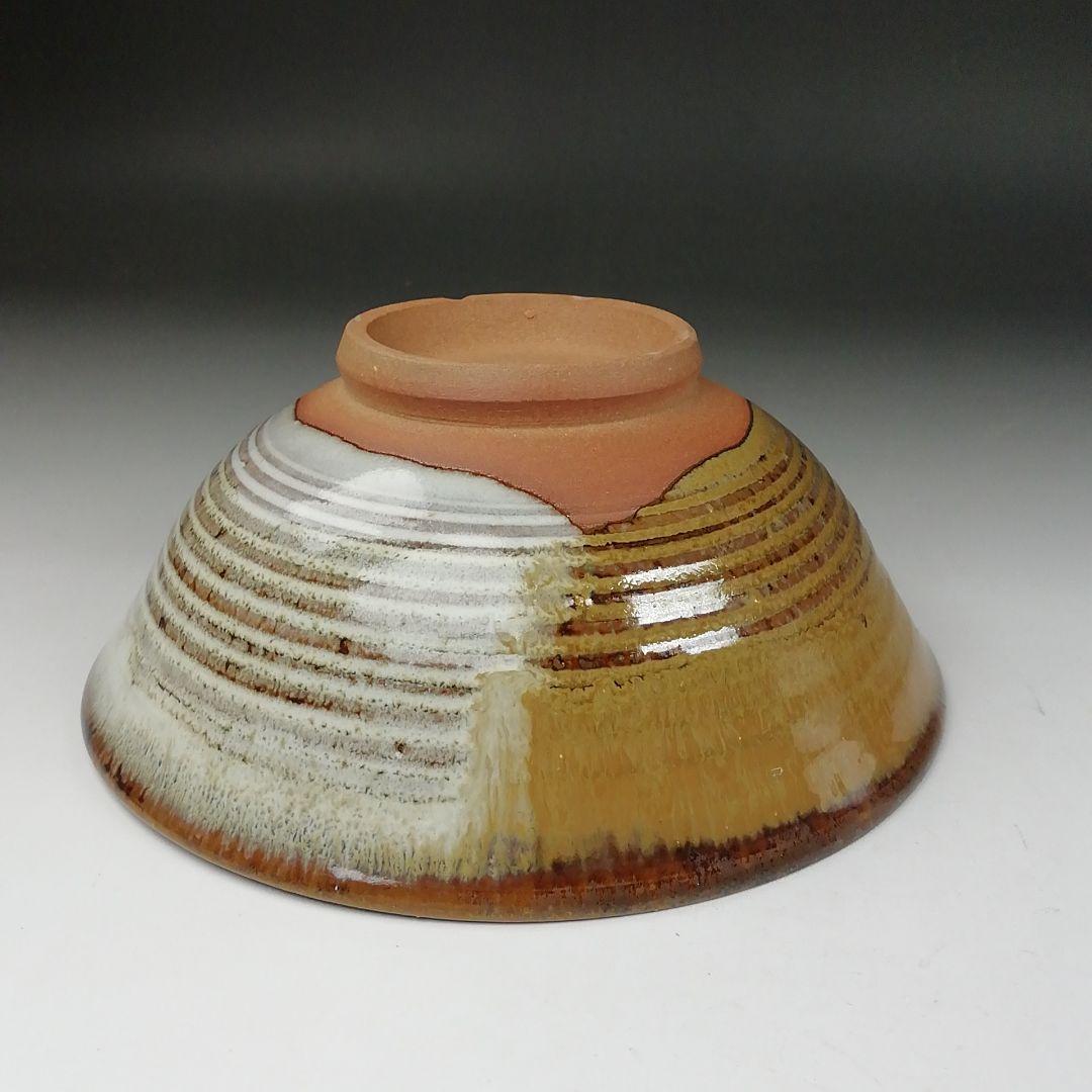 T617 茶碗 『高取焼』『平茶碗』『亀井味楽 造』 共箱 抹茶碗 茶道具