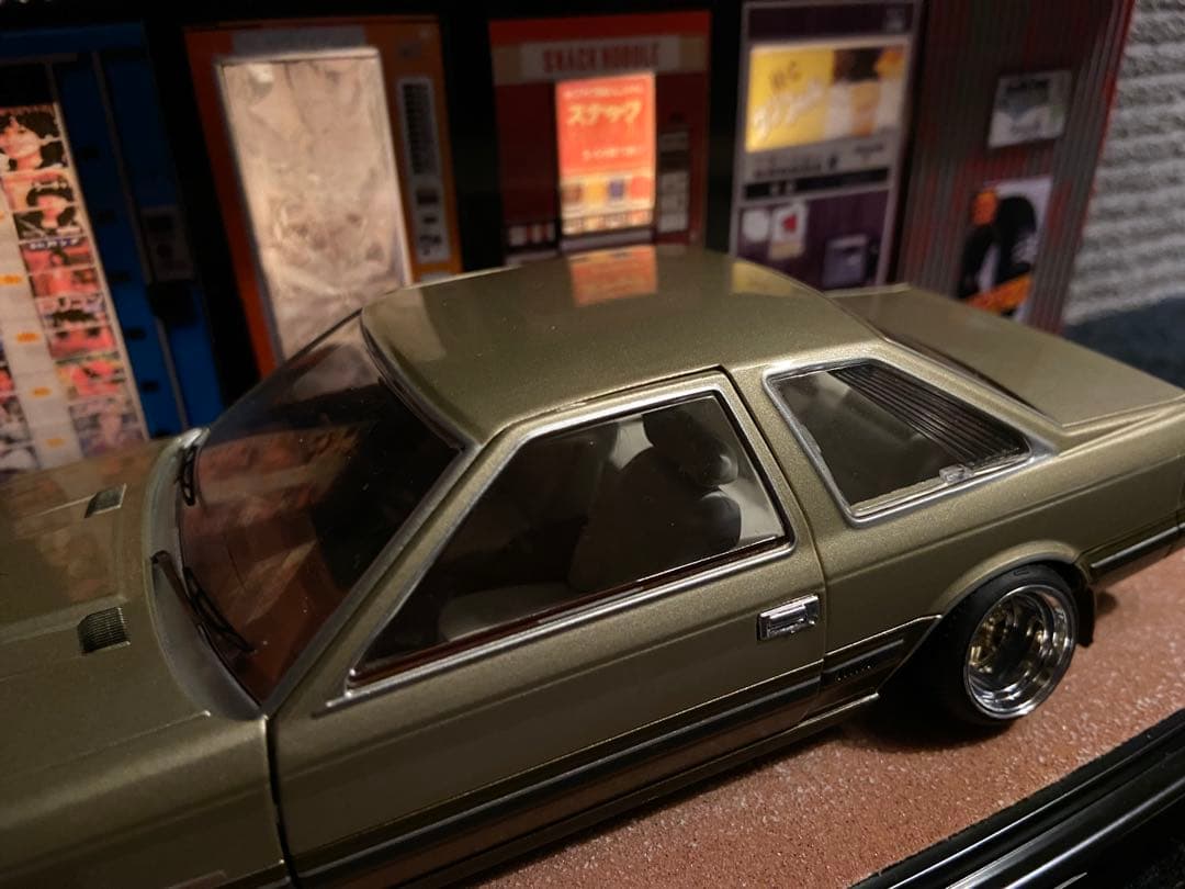 1/24 国産名車コレクション ソアラ カスタム ジオラマ 旧車 クリアケース