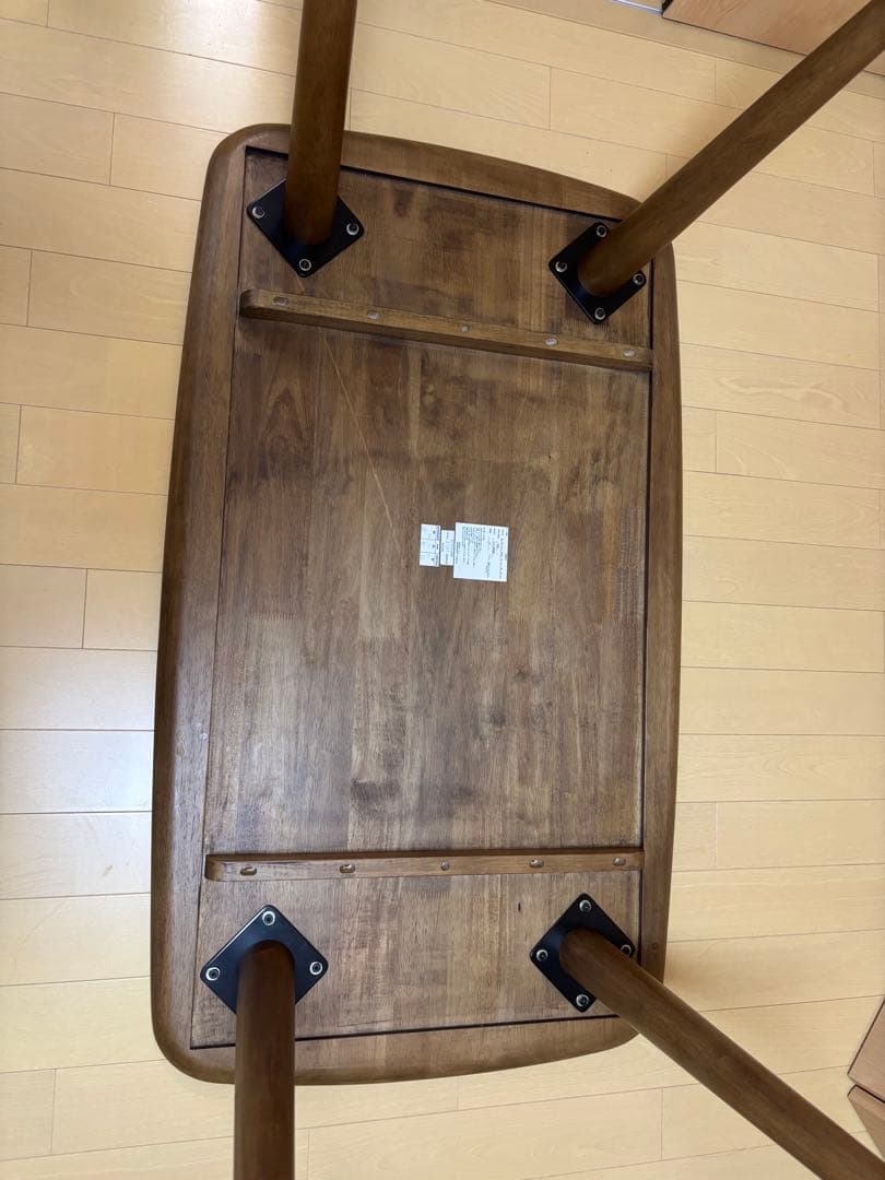 【最終値下げ】ニトリ　ダイニングテーブル(ナッツ)