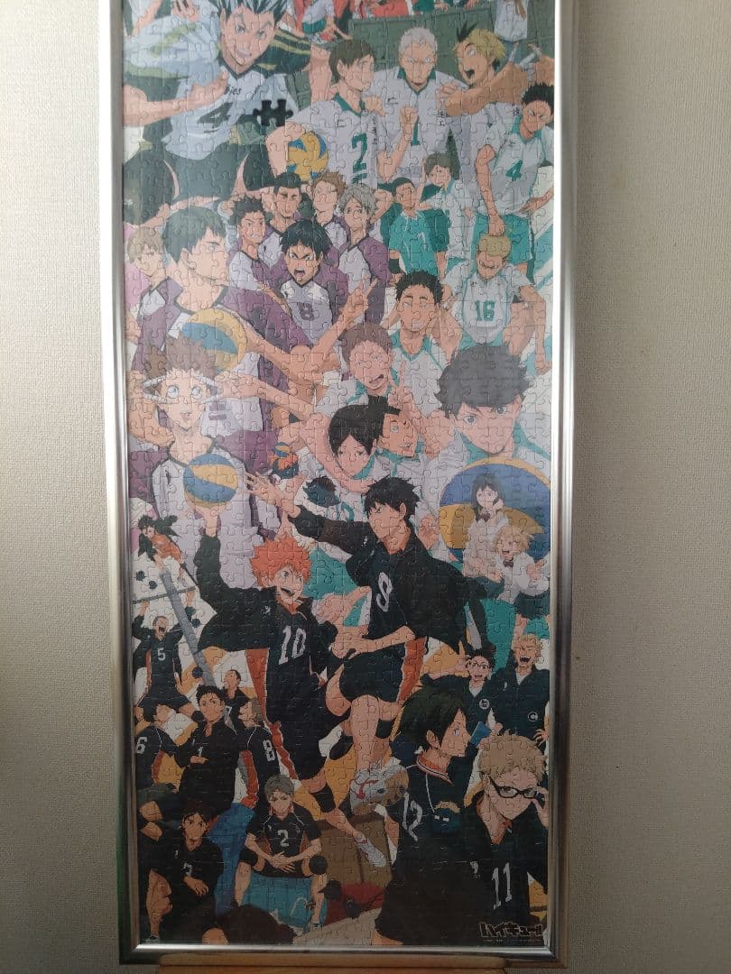 ハイキュー完成品パズル ハイキュー モザイクアートパズル完成品(額縁