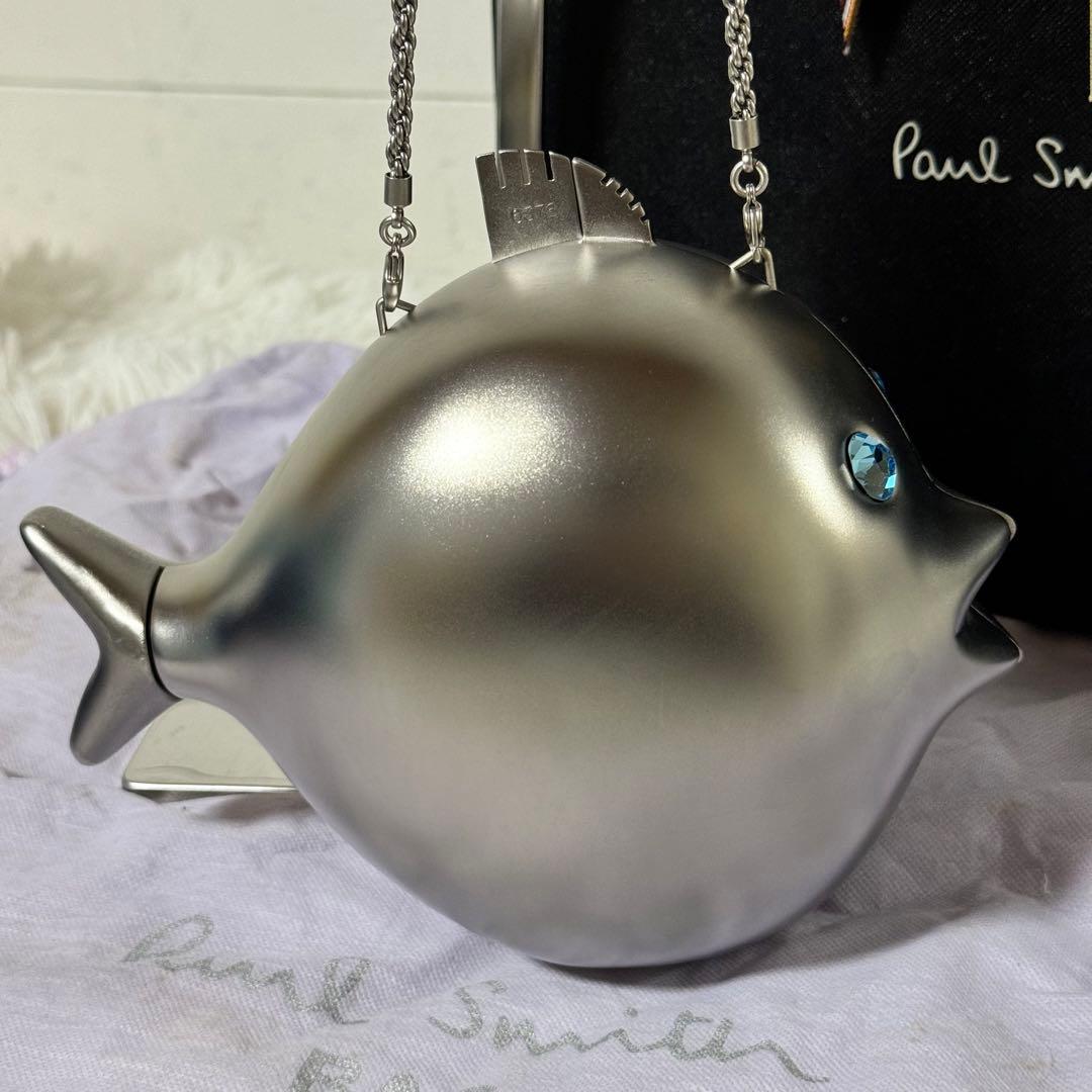 未使用級✨ポールスミス　フィッシュモチーフ　パーティーバッグ　チェーンショルダー