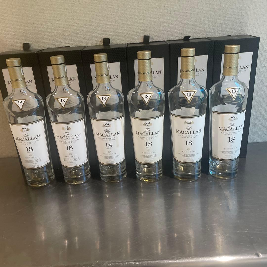 The Macallan 12年 空瓶 空箱 6本セット マッカラン