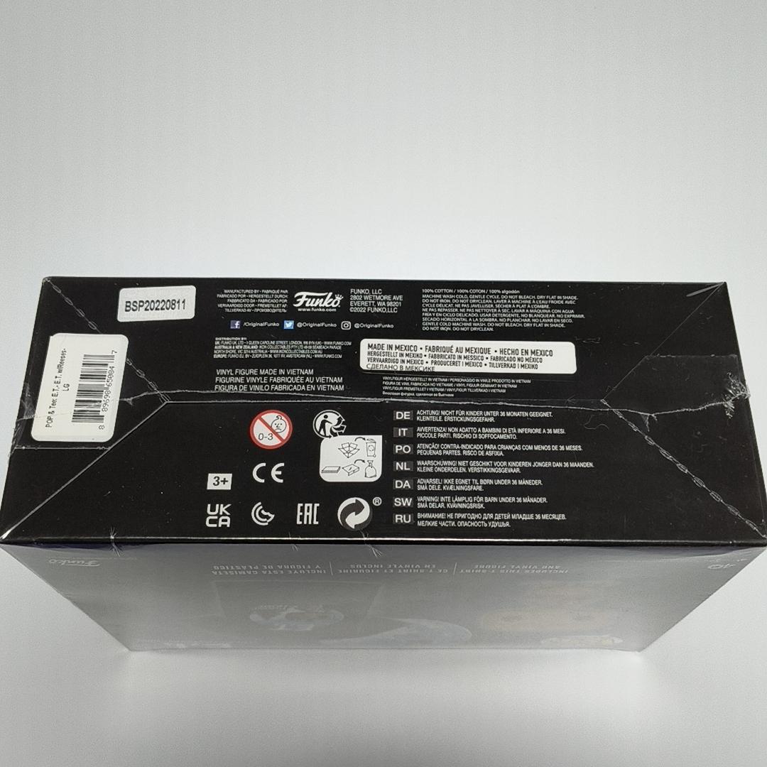 希少【新品未使用】Funko POP!&Tee E.T. Tシャツ＆フィギュア