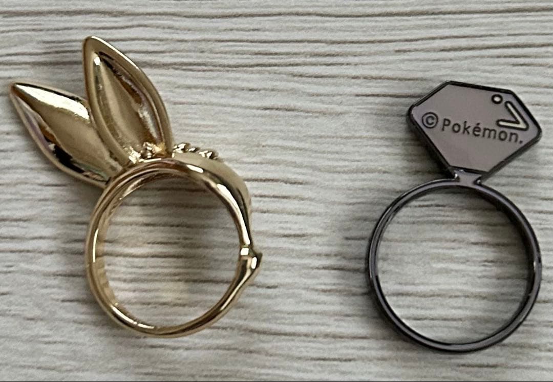 ポケモン　ニンフィア　ミミッキュ　イーブイ　メタモン　指輪　リング　4点セット