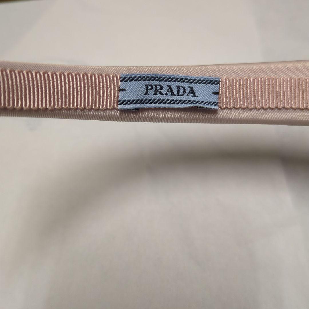 PRADA ピンク ヘアバンド