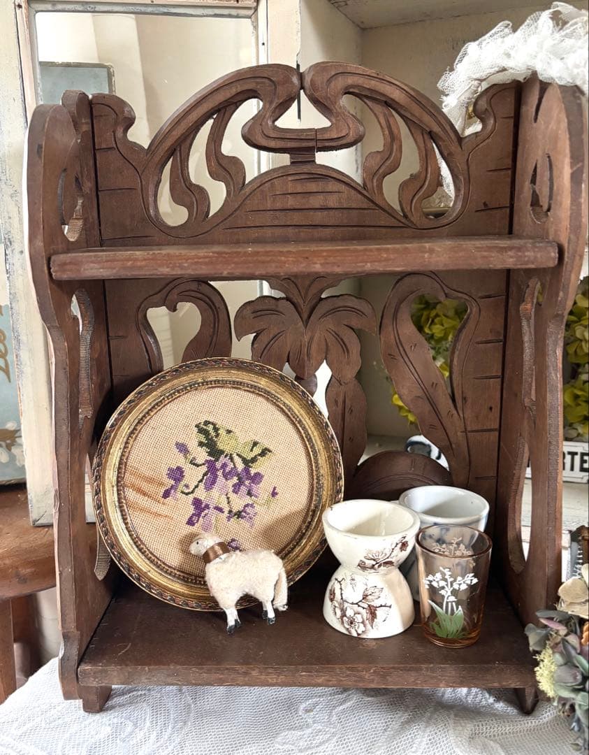 フランス蚤の市鳥壁掛けオーナメントブロカント