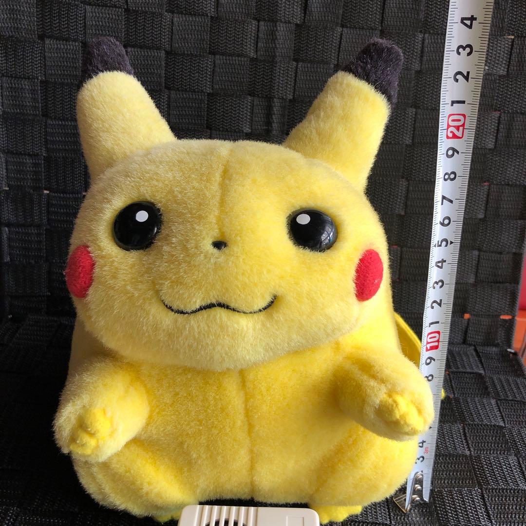 ピカチュウ　ぬいぐるみ　初期　初代　TOMY　希少　レア　お腹を押すと　音が鳴る