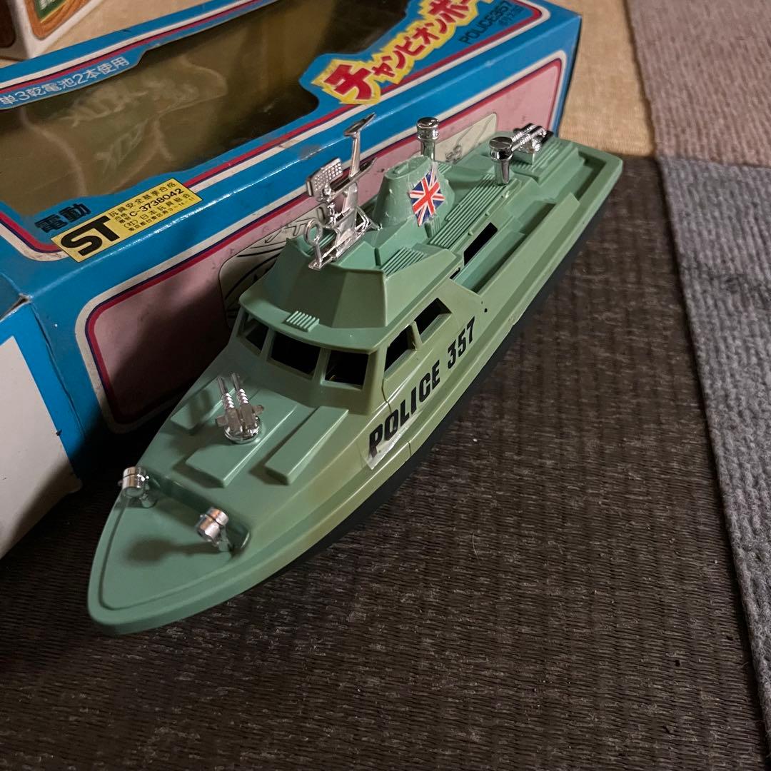 電動チャンピオンボート レスキュー358 レーシングボート ポリス357ミニカー