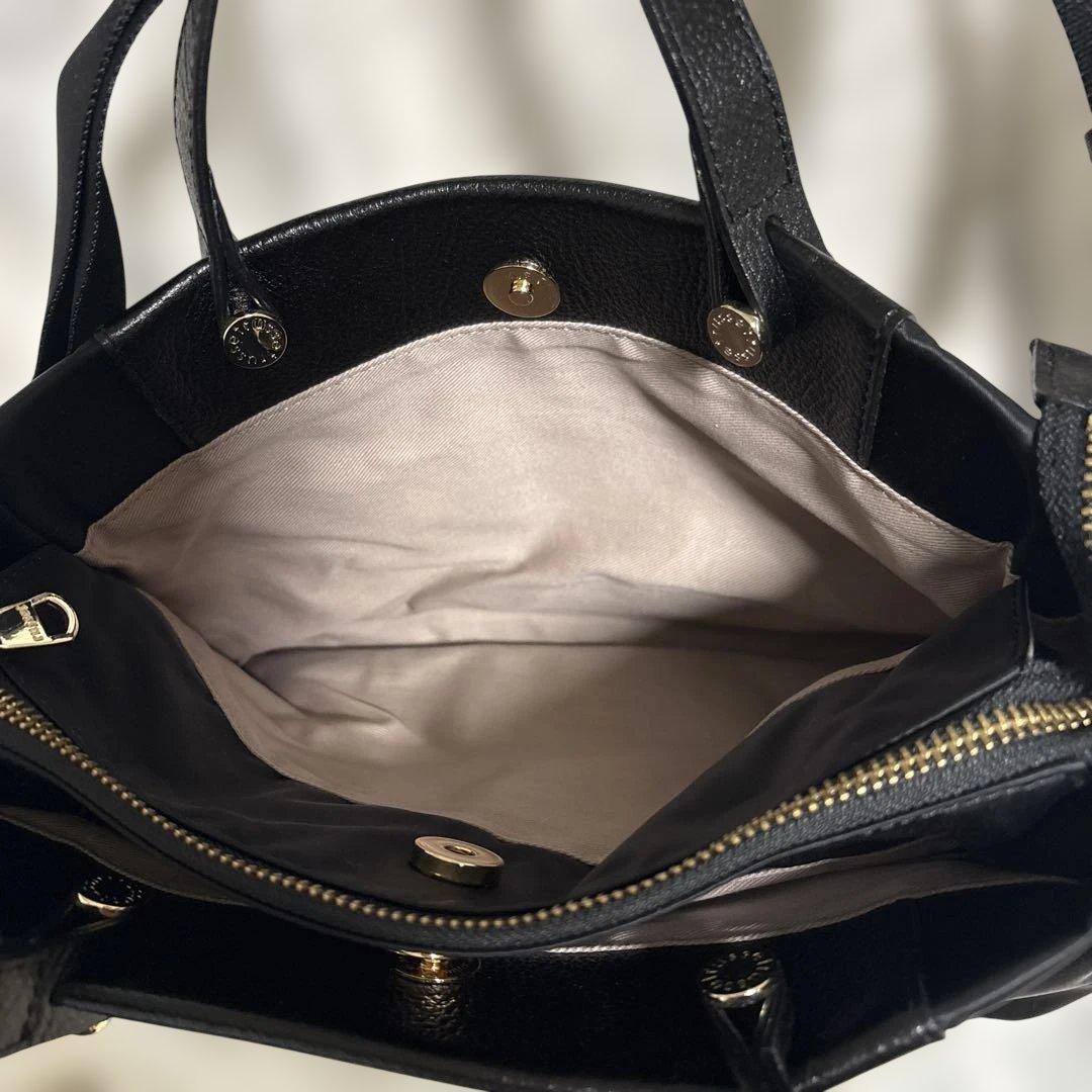 ほぼ未使用ラシット三層構造整理整頓メタルロゴ2way