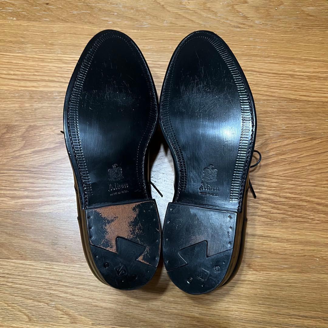 未使用 Alden 961 NST 7EEE ブラック カーフ