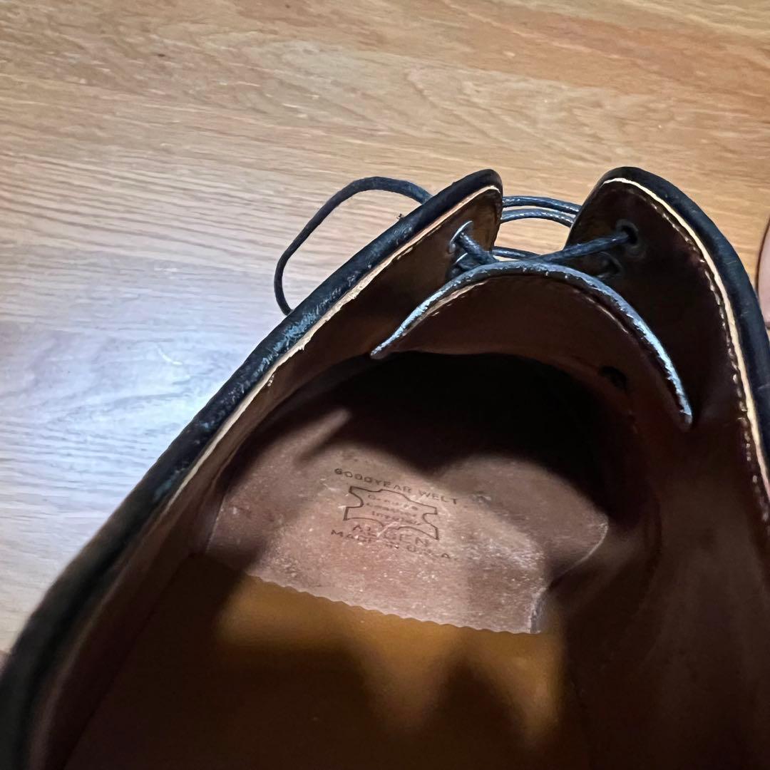 未使用 Alden 961 NST 7EEE ブラック カーフ