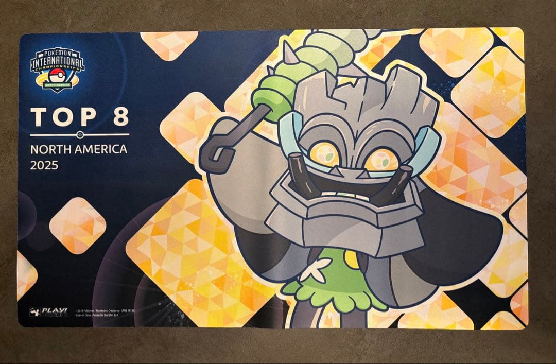 【TOP8限定】ポケモンカード オーガポン NAIC 海外大会 プレイマット 世界8枚限定】ポケモンカード オーガポン NAIC TOP8 プレイマット 激