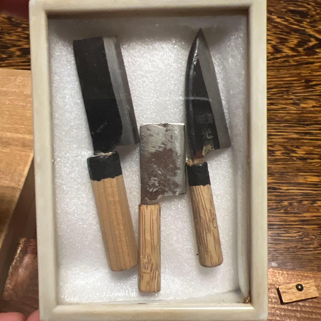 豆道楽 火床の調べ ミニチュア 置物 置き物 飾り コレクション 他2点