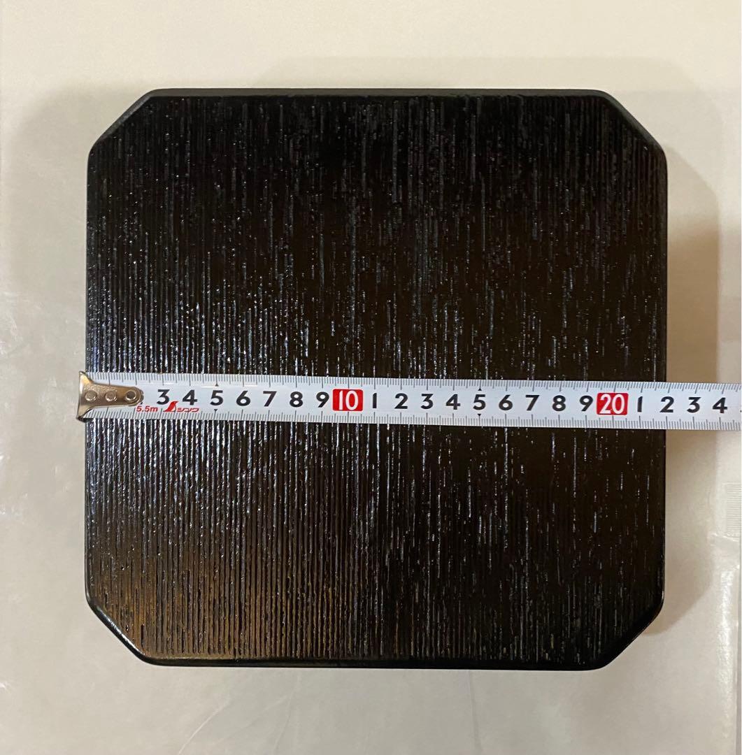 茶道具　大徳寺重　木製本漆　5個