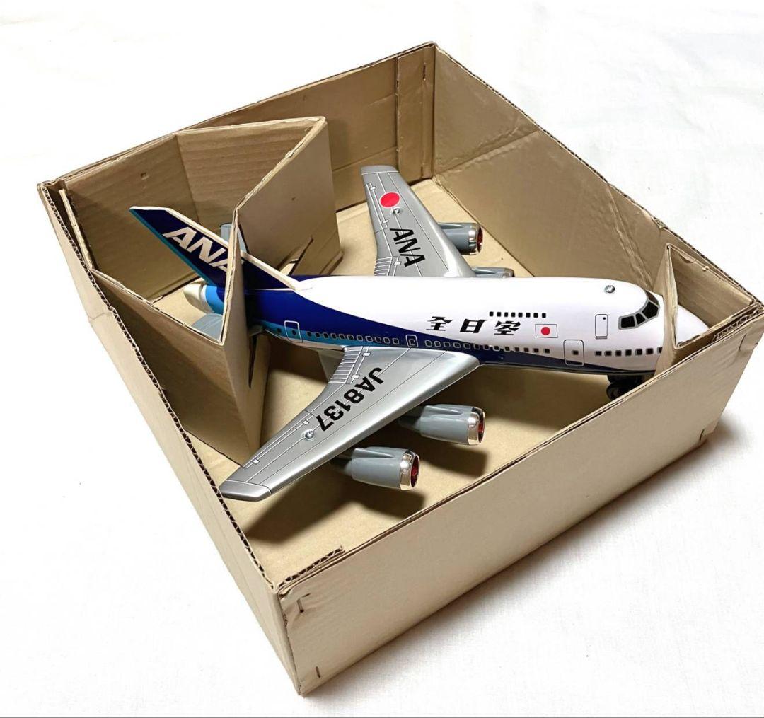 全日空 ジャンボジェット 747 ANA 日本製 ブリキ ビンテージ 飛行機
