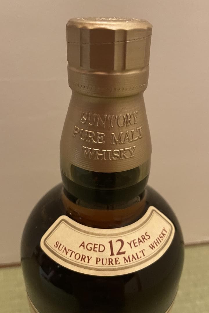 山崎 12年 旧ラベル 750ml ピュアモルト 箱無し