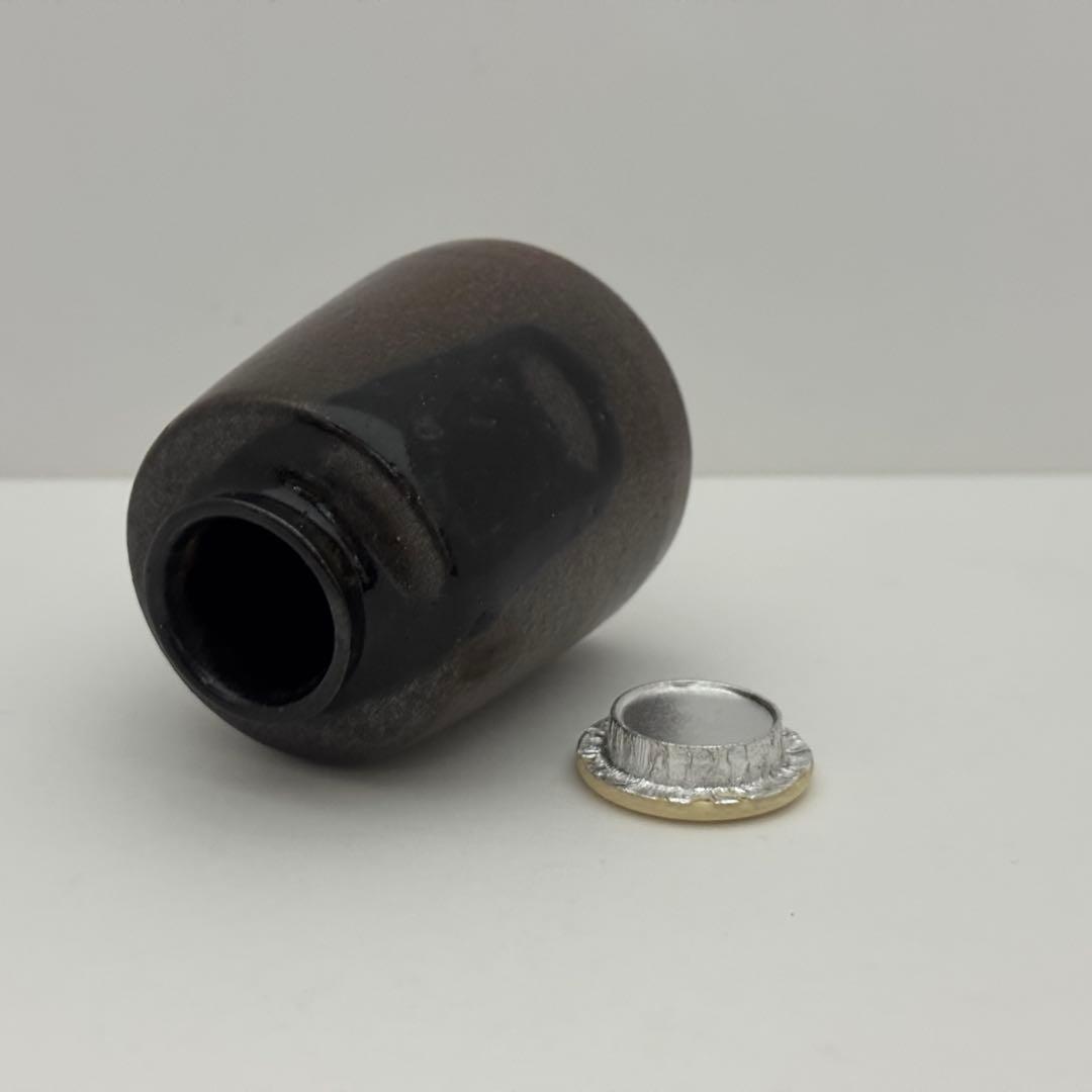 茶道具 暁窯 岡田暁山 中興名物写茶入 廣澤 広沢 仕服添 茶道