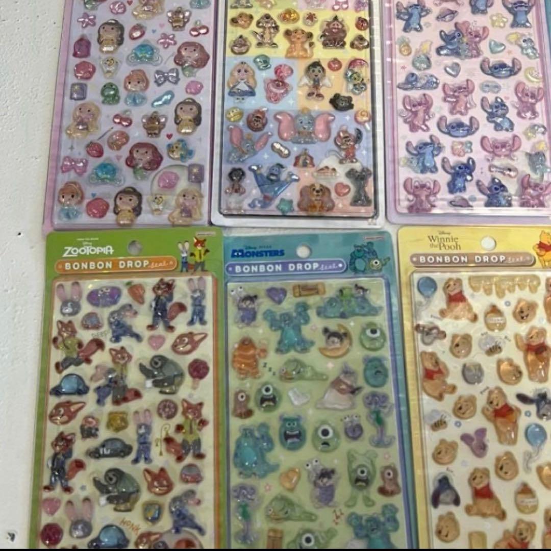 ボンボンドロップシール　ディズニー