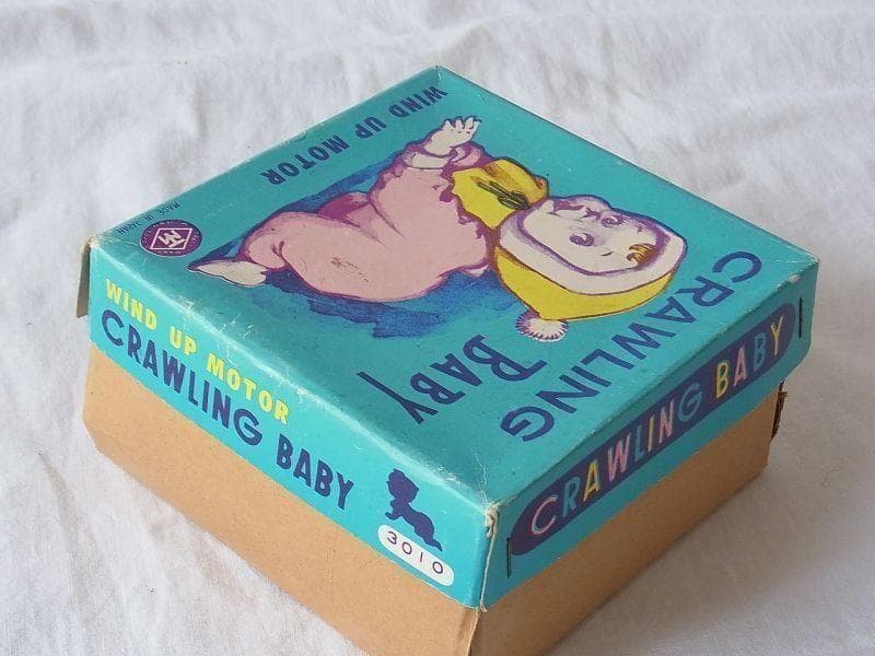 ハイハイベビー ゼンマイ 1950年代 増田屋　日本製【箱付き】昭和レトロ