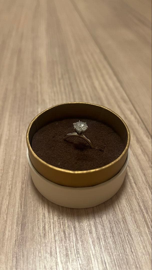 James Allen 婚約指輪 ラボ1.09ct+プラチナ 鑑定書付き