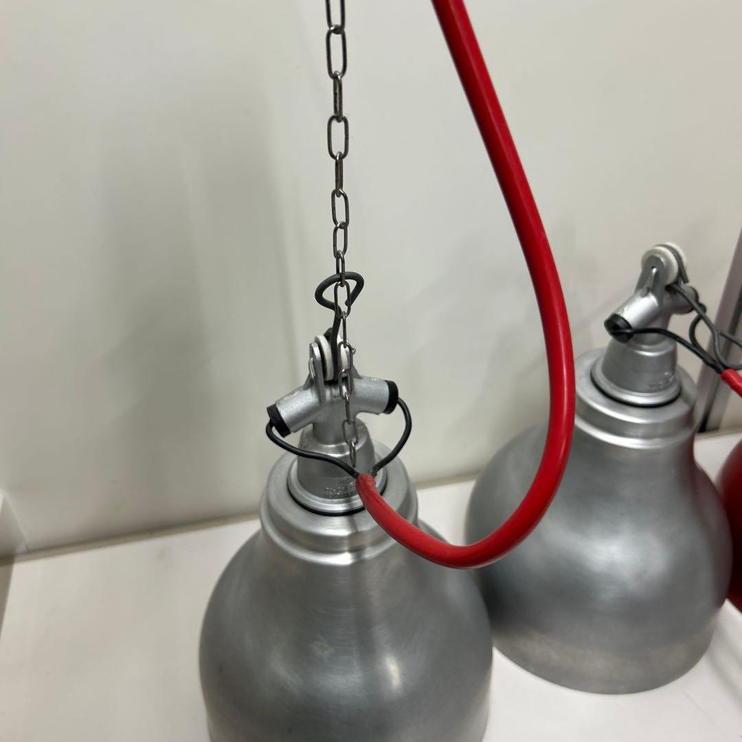 工業用 ペンダントライト ランプシェード 昭和レトロ 工場灯 3個セット