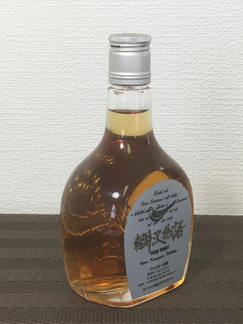 ㊻超希少！軽井沢物語 180ml OCEAN WHISKY 古酒未開封