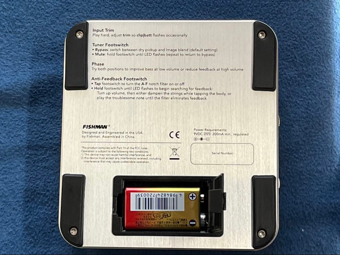 Fishman 「Aura Spectrum DI」　高品位DI❗️