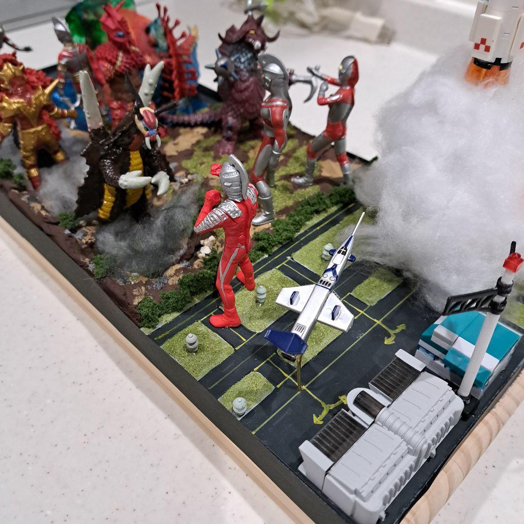 ジオラマ ウルトラ6兄弟