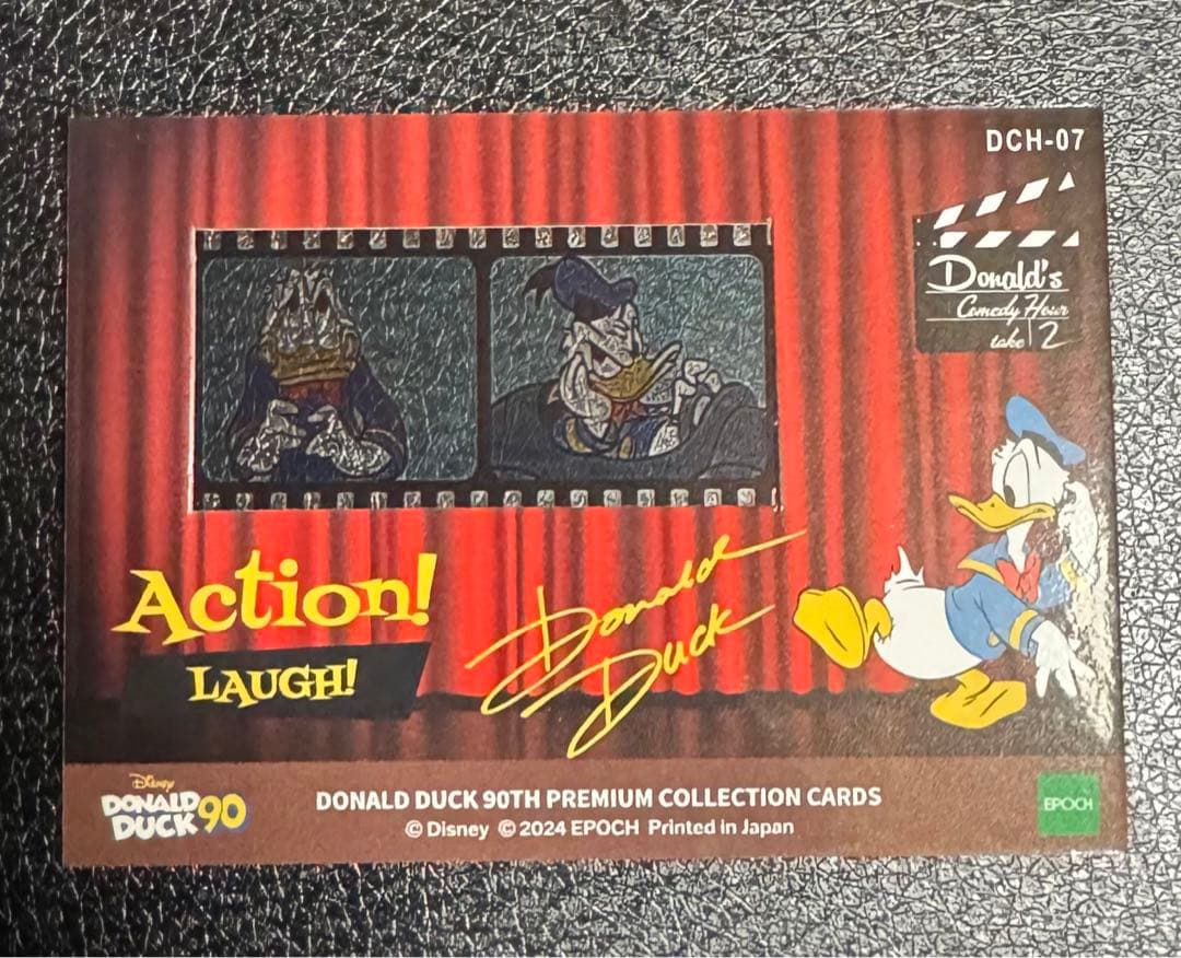 エポック　ディズニー　ドナルドダック 90周年プレミアムコレクションカード