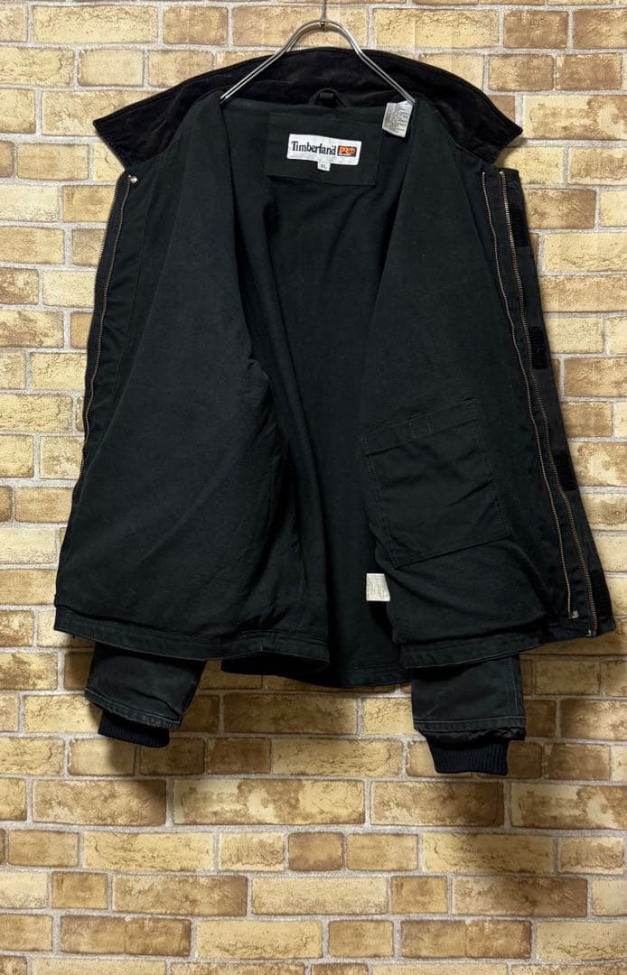 ティンバーランド　プロシリーズ　ダックジャケット　アウトドア　黒　ブラック　XL