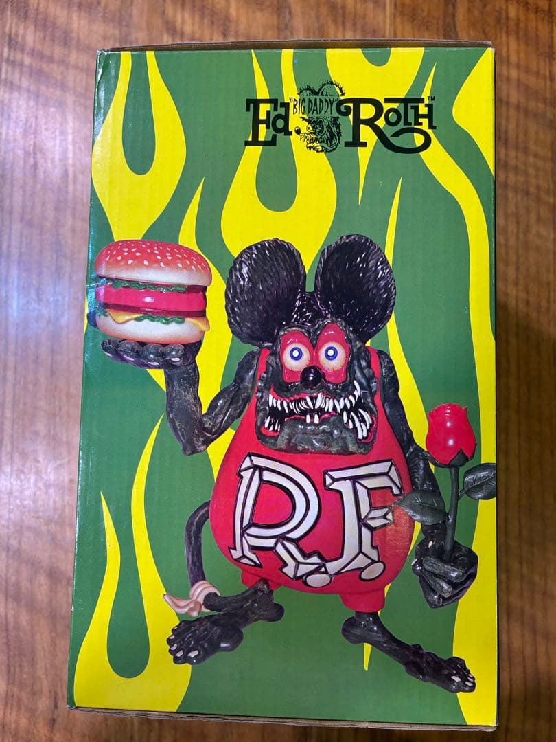 ラットフィンク　フィギュア バーガーとバラ　Rat Fink 希少