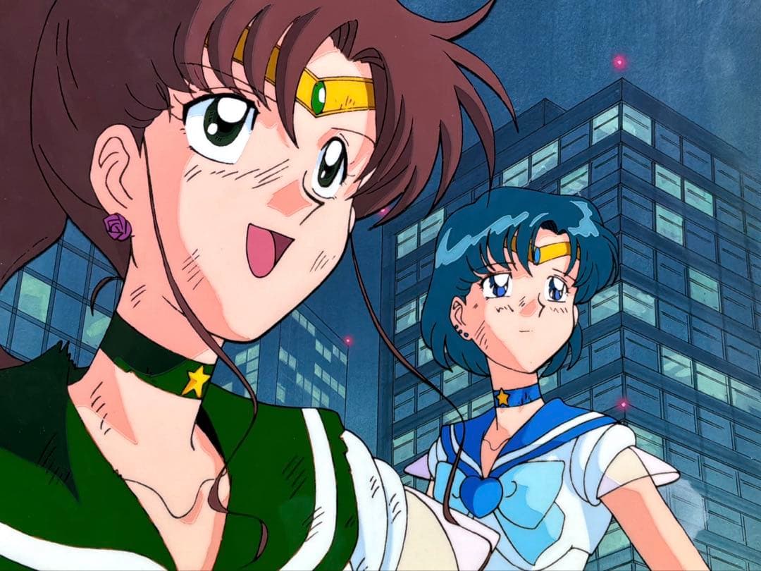 y*i様 美少女戦士セーラームーン セル画 ジュピター＆マーキュリー 美少女戦士セーラームーン セーラーマーキュリー/セーラーヴィーナス