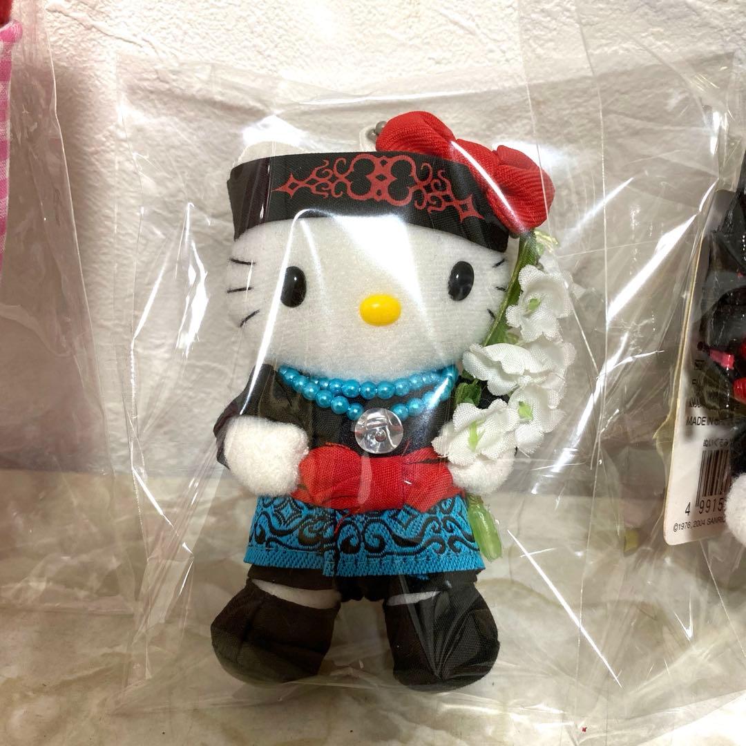 d*3様 激レア！ご当地キティ タグ付き ぬいぐるみ キーホルダー 4体セット