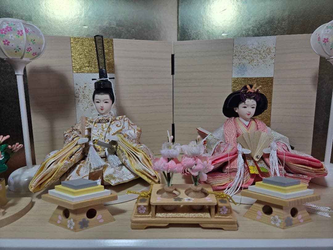 S【一点限り】雛人形 収納飾り 　HS25