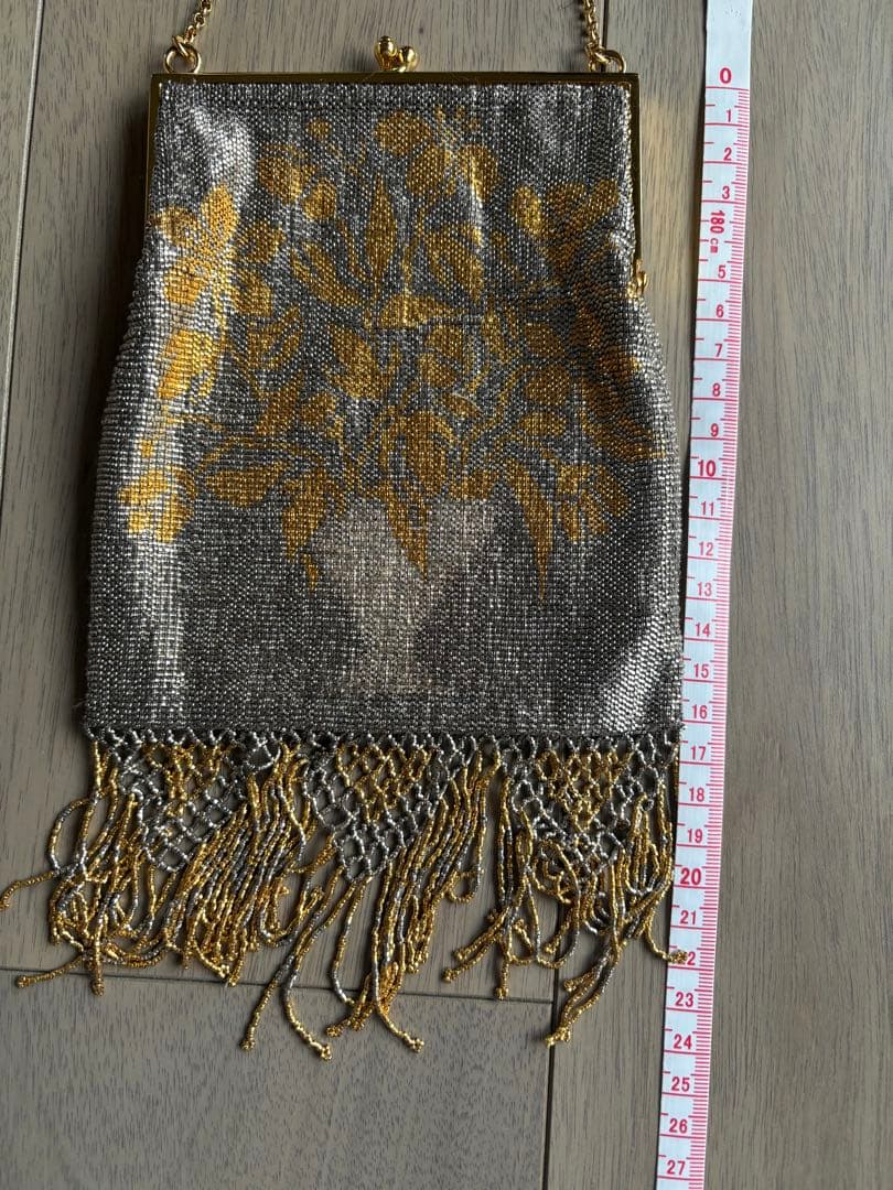 メタルビーズ　パーティーバッグ　倉橋佳子