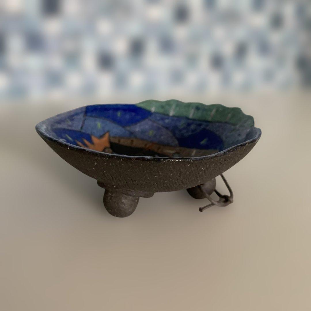 志村 観行＊海座工房＊ドラゴン 飾り皿・豆皿