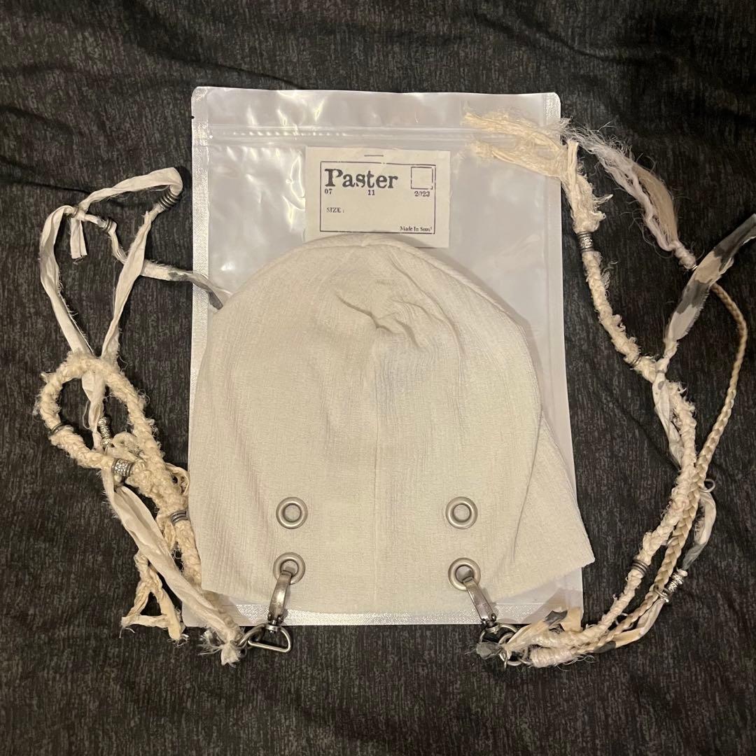 paster studio ビーニー ホワイト エクステ