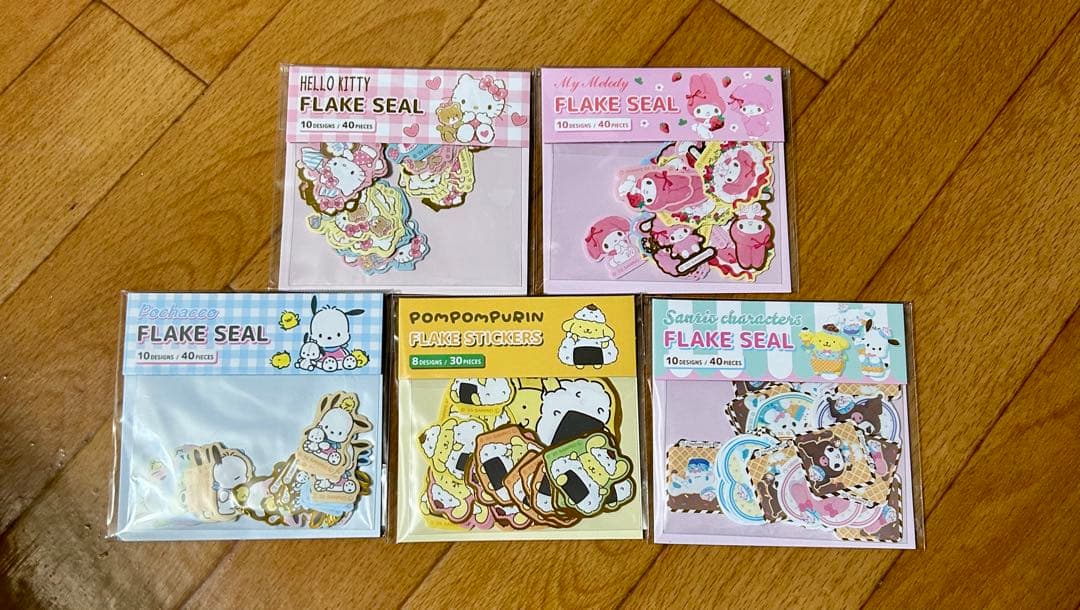 サンリオシールまとめ売り　74枚