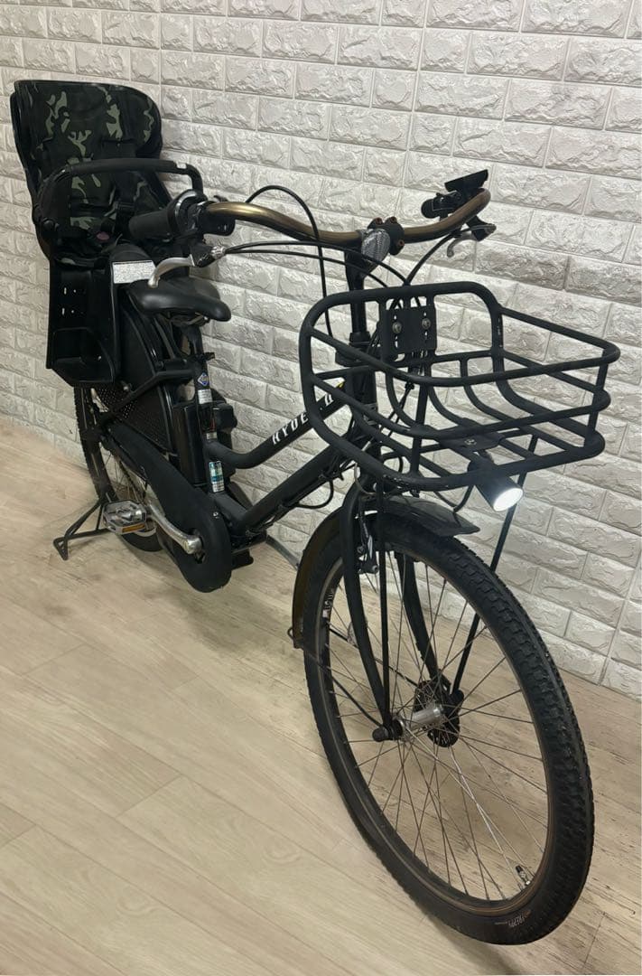 ☆ブリヂストン 電動自転車 ハイディll子供のせ☆完成車配送☆美品