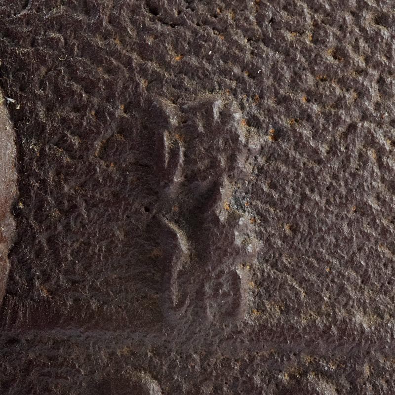 煎茶道具 釜師 佐藤浄清作 鋲打文 鉄瓶 鉄釜 M R8983