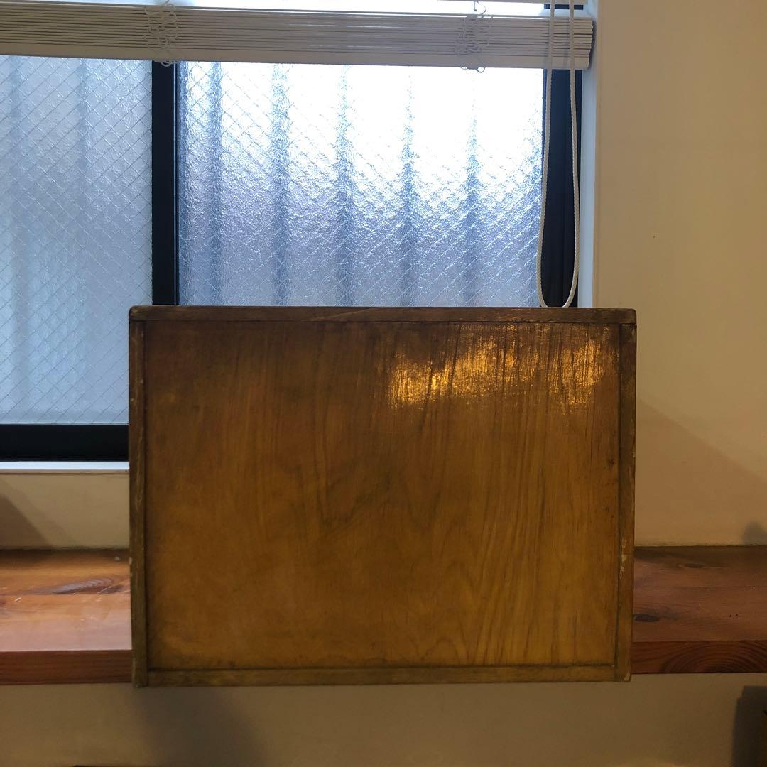 アンティーク 木製4引き出し 収納ボックス 収納 ボックス 引き出し