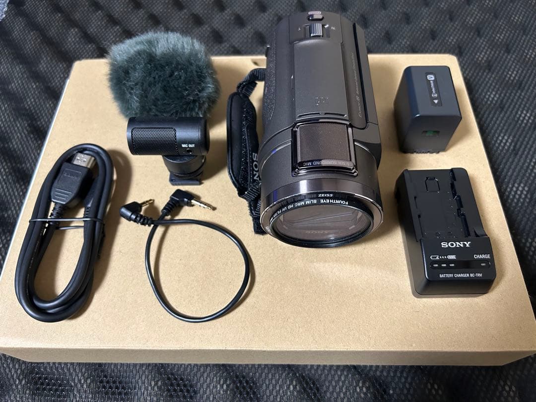 SONY FDR-AX45A 4K ビデオカメラ セット