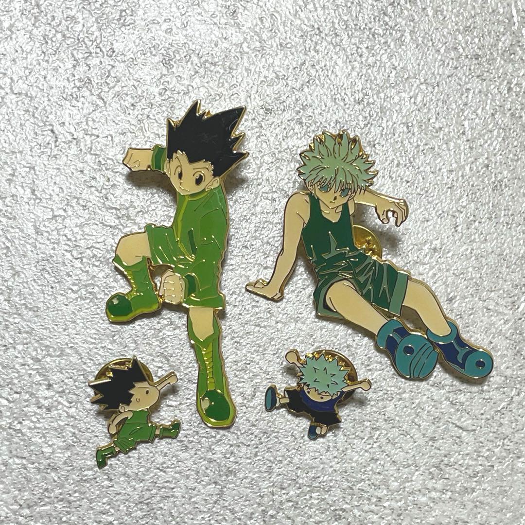 希少品】HUNTER × HUNTER キルア ゴン ピンズ ピンバッジ