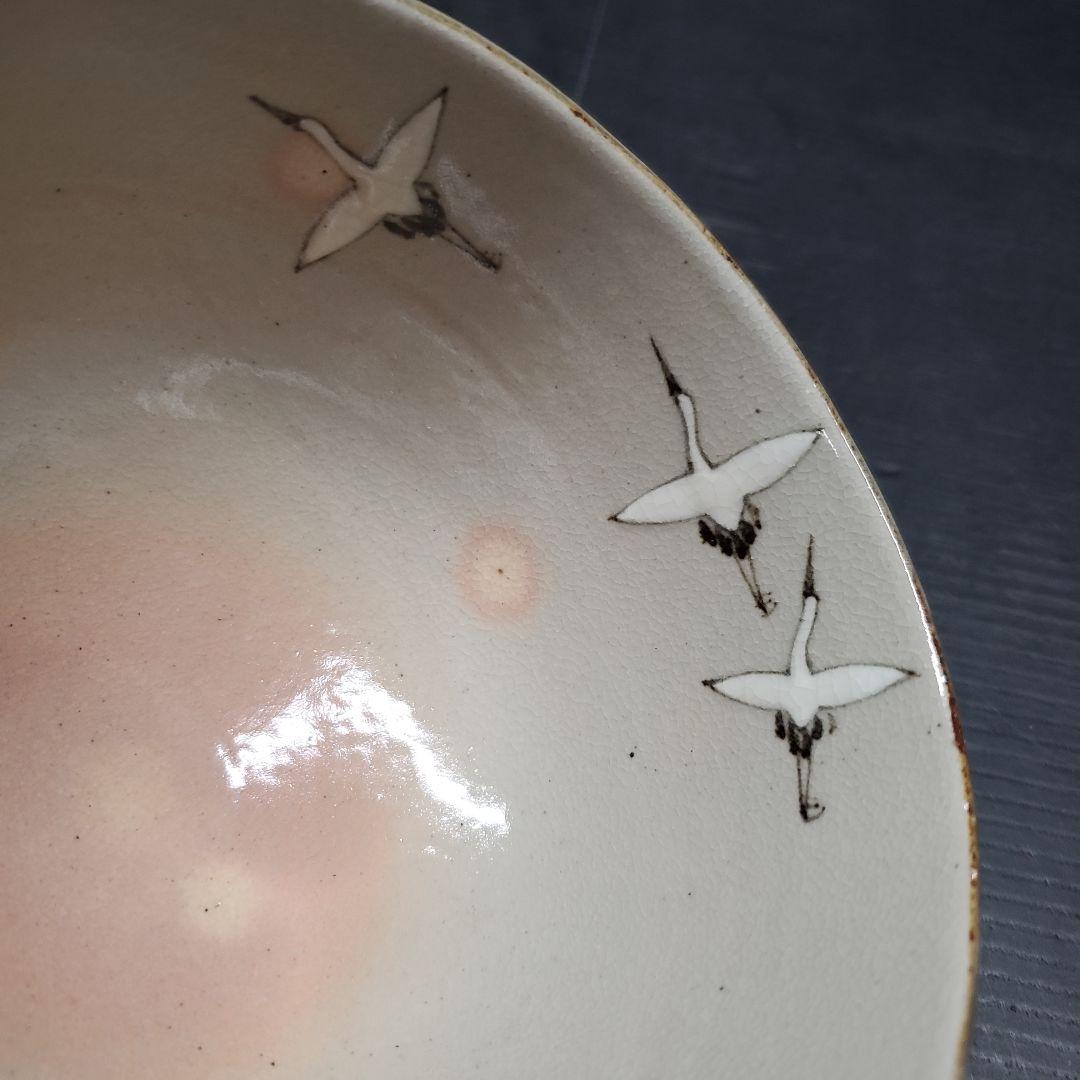 ヨシリズム様 南口閑粋 藤原定家 残菊鶴 杣山焼 茶道具 茶碗 抹茶碗