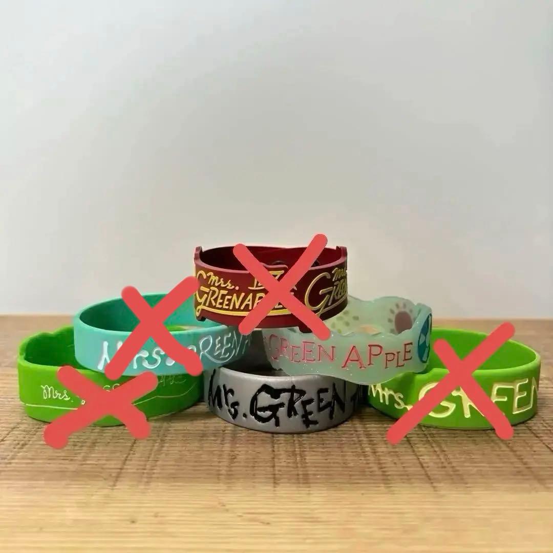初期】Mrs.GREEN APPLE ミセスグリーンアップル ラバーバンド