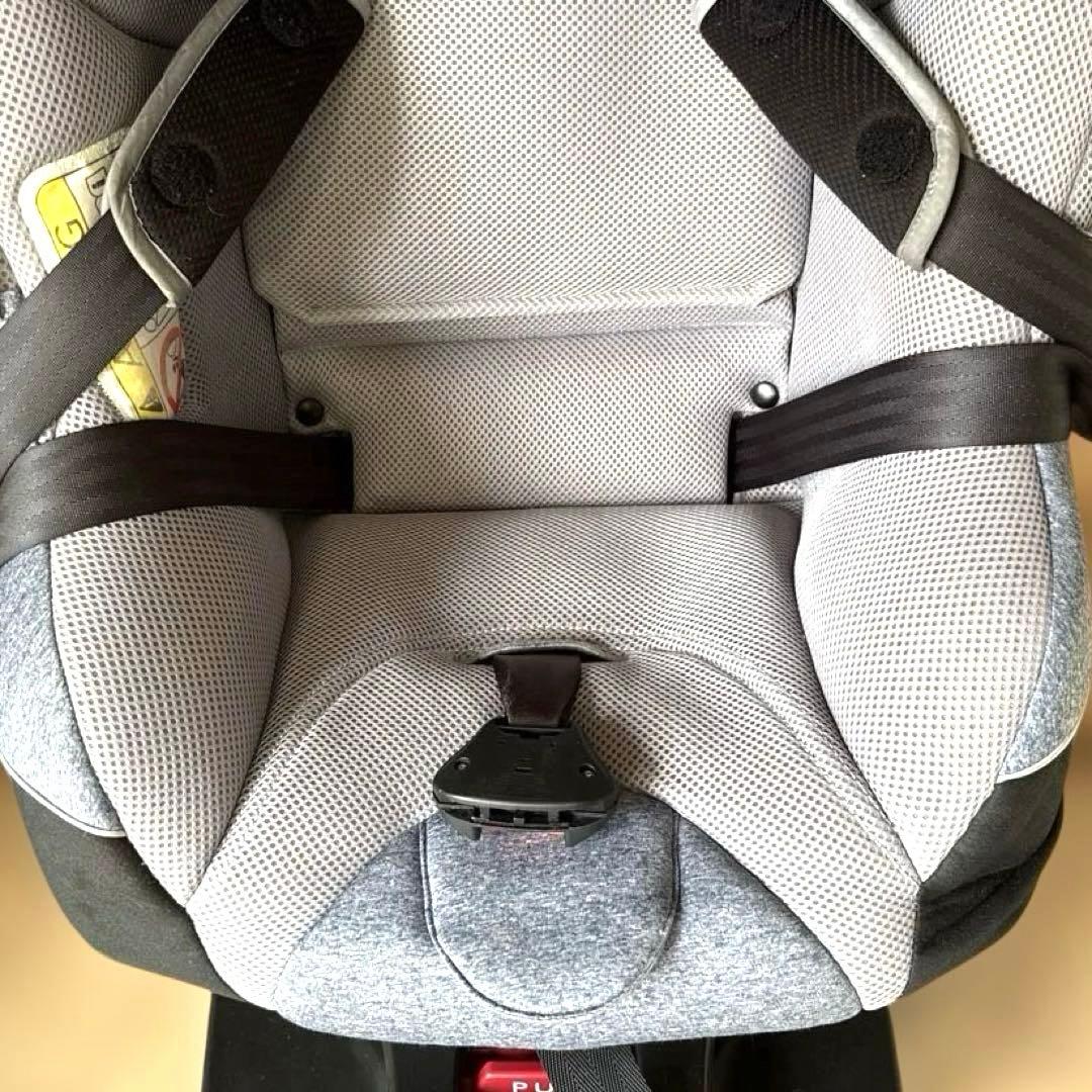 Aprica チャイルドシート グレー ISOFIX クルリラ　新生児