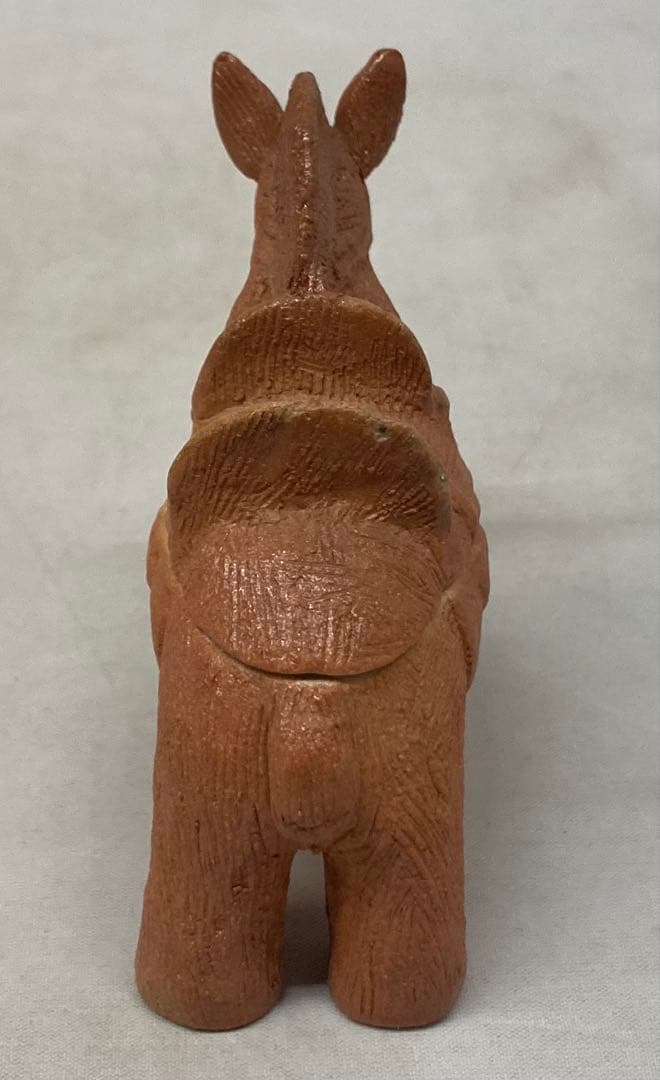 B530s「干支 午 香合」岩淵重哉造　共布共箱　酉々窯　京都　茶道具